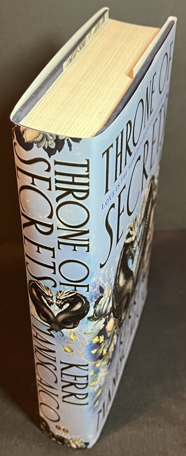 Throne of Secrets (Kerri Maniscalco; Hardcover, 2024) Barnes & Noble Edition