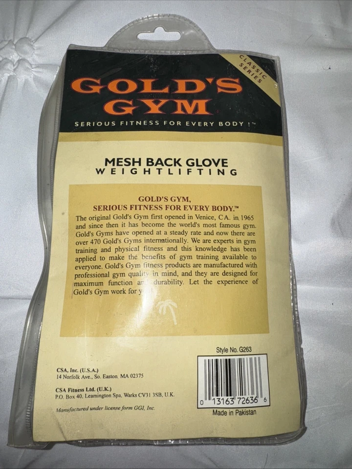 Golds, Gym Series Fitness , Mesh Bag, Glove, Weightlifting Size Large Purple Tan - Image 3 of 4