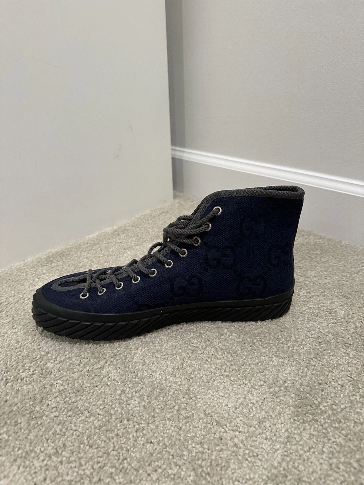 Haut bleu en toile Gucci taille 10,5 US