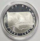 1 Ounce .999 Fine Silver 1991 Bill Of Rights Silver Round