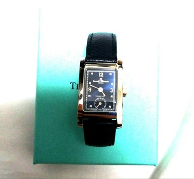 BAUME & MERCIER × TIFFANY Double Name Blue Dial Small Seconds Watch