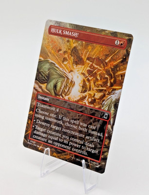 MTG - 332 - HULK SMASH! (Borderless) - Marvel Super Heroes (MSH)