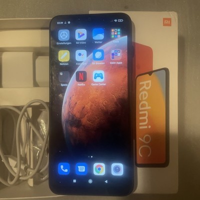 Smartphone Redmi Note 9 c, 3 GB RAM, 64 GB ROM, Midnight Gray, DUAL SIM,