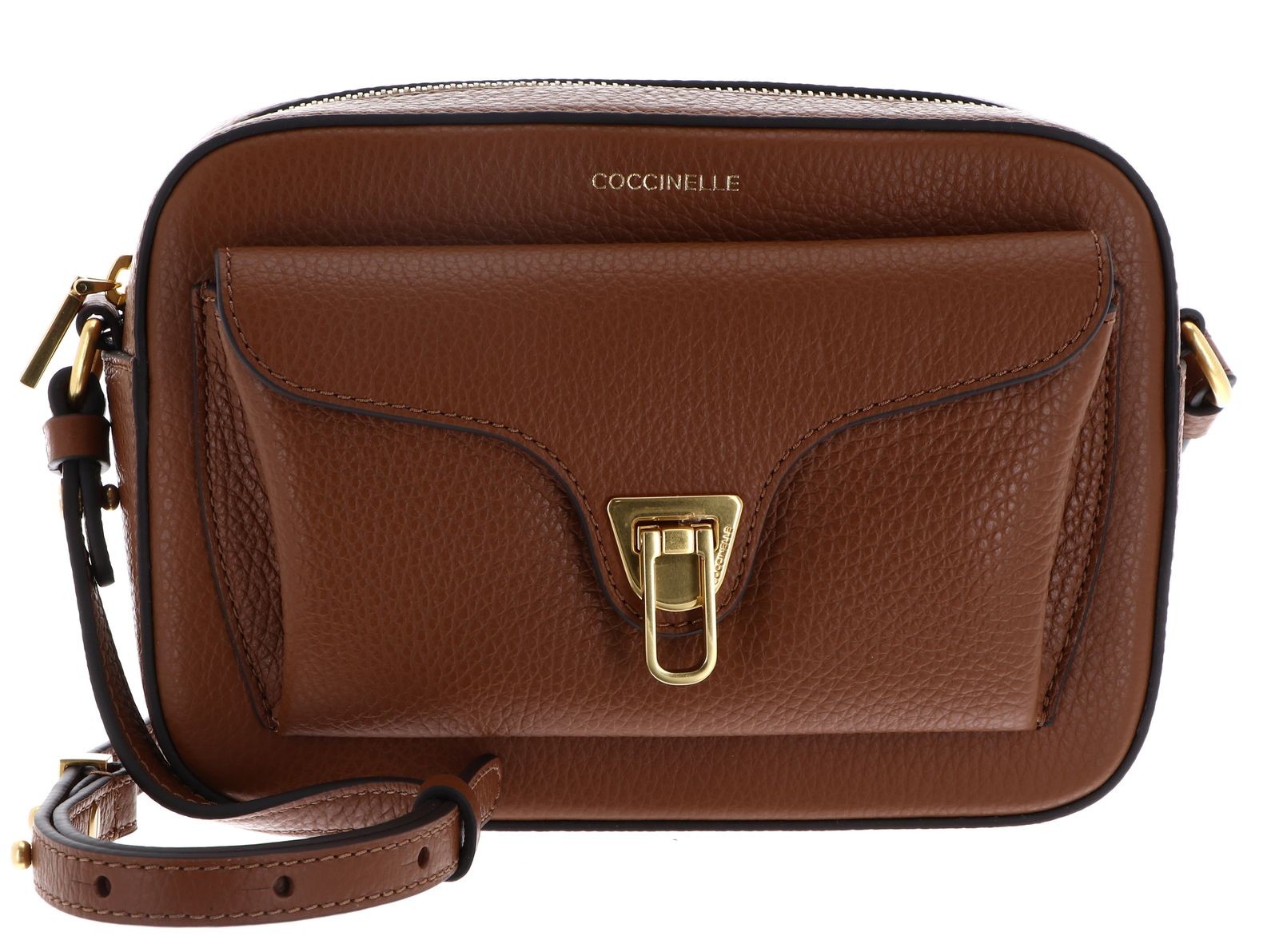 COCCINELLE cross body bag Beat Soft Camera Bag Cognac