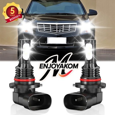 For Cadillac SRX 2004-2016 2x LED Fog Light Bulb Conversion Kit High Power White