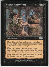 Magic the Gathering TCG Diabolic Servitude U Urza's Saga 130