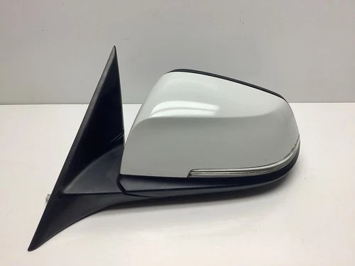 BMW 3 SERIES F30 F31 WING MIRROR MATT SPORT PASSENGER LEFT POWER FOLD WHITE