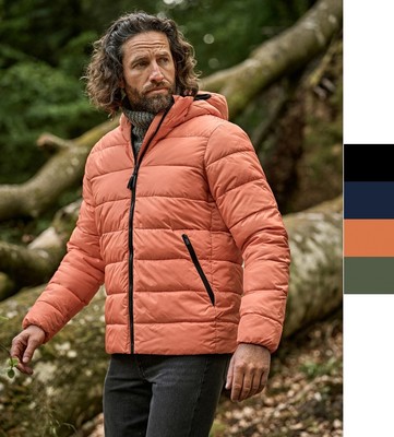 Tee Jays Herren Steppjacke Lite Hooded DuPont Isolierung recycelt Fashion 9646