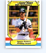 1987 Fleer Award Winners Don Mattingly #24