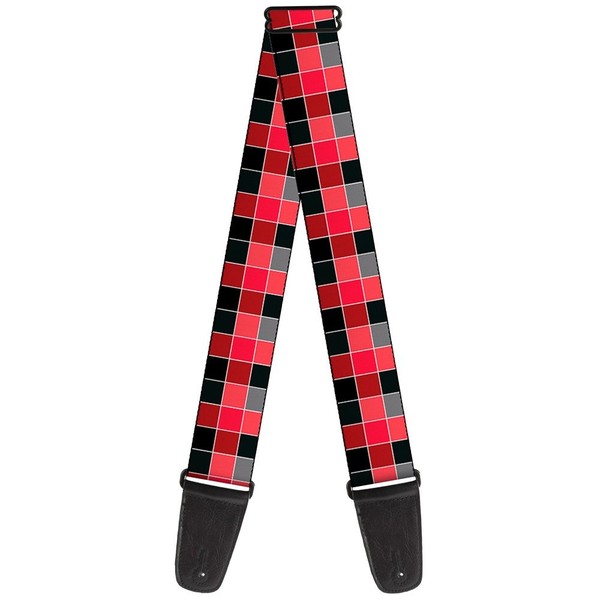 Guitar Strap - Checker Mosaic Red (Us Import) Acc Neu-image