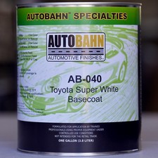 Autobahn Super White Toyota 040 Basecoat Gallon Size Oem Automotive Autobahn Super White Toyota 040 Basecoat Gallon Size Oem Automotive