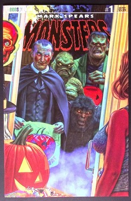 Mark Spears Monsters #1   2nd Print Mole Variant (Error) Trick or Treat Cover NM