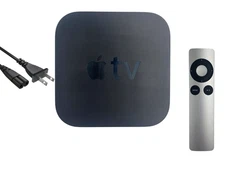 Apple TV (3rd Generation) 1080P Media Streaming Player A1469 w Remote / Pwr Cord