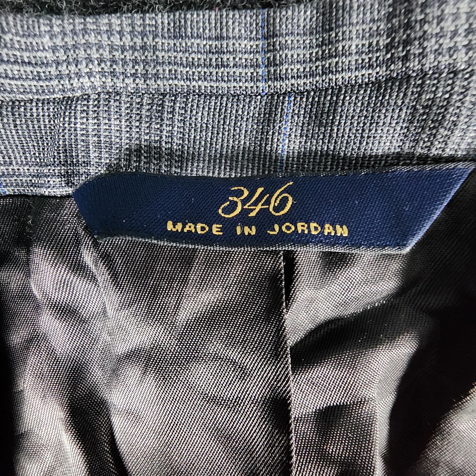 Brooks Bothers Men’s 346 Stretch Blazer 44R Wool Gray Glen Plaid Sport Coat thumbnail 11