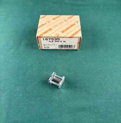 Weidmüller Klemmbügel, Schirmanschlussklemme KLB 2x2-6 BL (#WEI06)