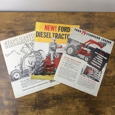 1959 Ford Diesel Tractor Brochure 801 901 Series Advertising Manual Lincoln NE