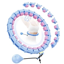 Skyrain Infinity Hoop Weighted Hula Hoop for Adults Weight Loss at Home, Fitn...