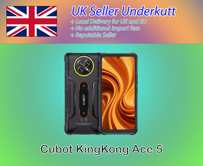 Cubot KingKong ACE 5 8+256GB 4G Rugged Global Phone Camping Light 10200mAh