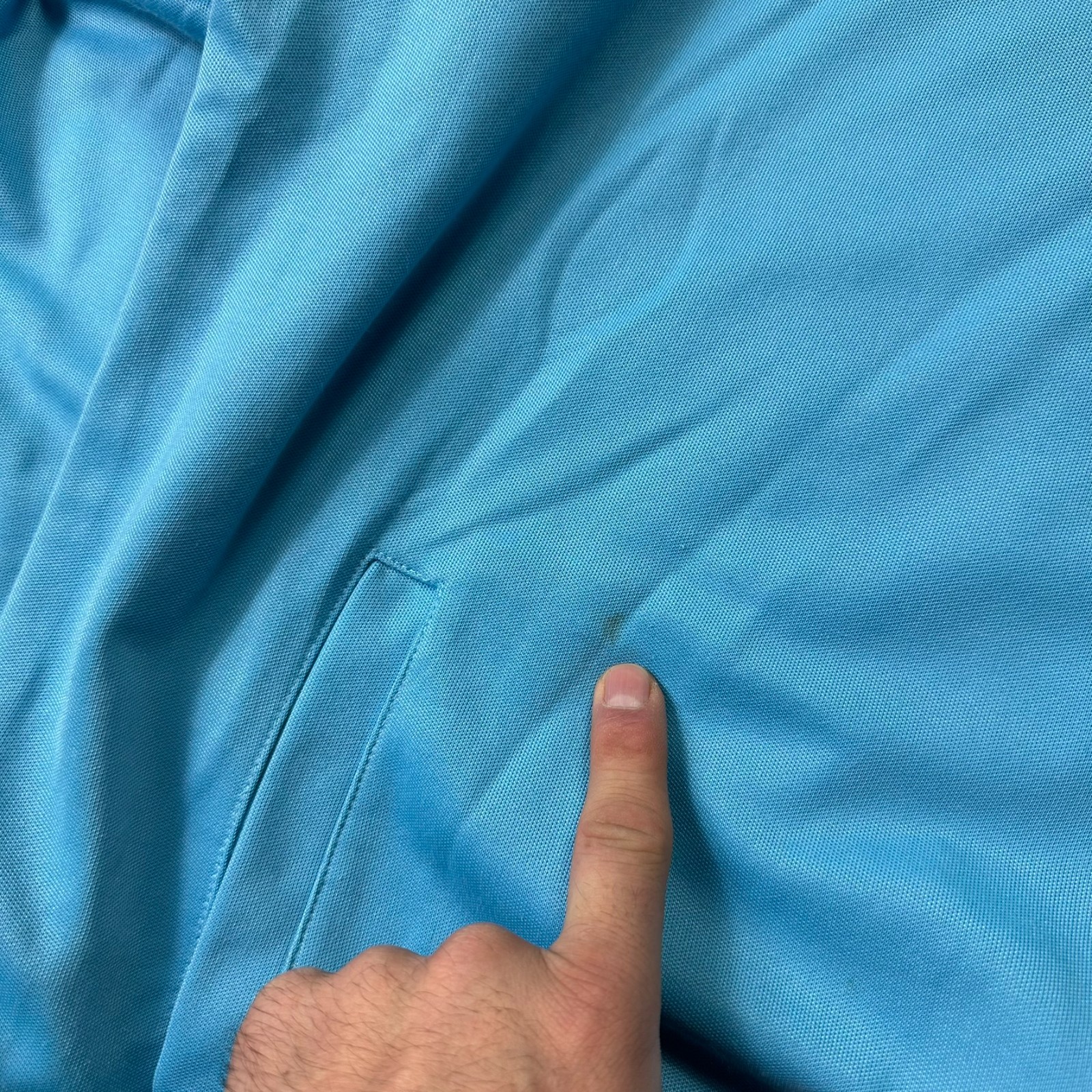 Vintage Fred Perry Panel Full Zip Sz XL Blue Funnel Neck Tracksuit Track Jacket image 3