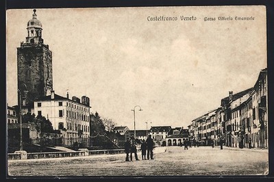 Ansichtskarte Castelfranco Veneto, Corso Vittorio Emanuele 