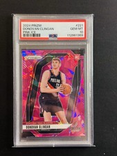 2024 PANINI PRIZM PINK ICE #221 DONOVAN CLINGAN PSA 10