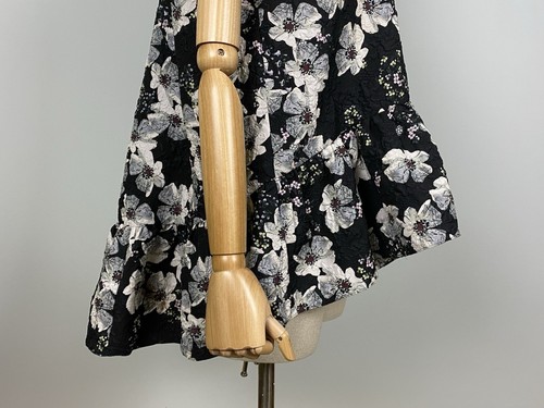 ERDEM Multicolor Printed Floral Sleeveless Asymmetric A-Line Evening Dress - Picture 11 of 20