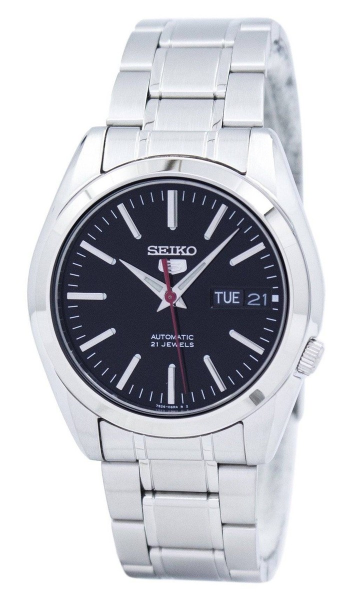 セイコー5　 SNKL45K1　自動巻　赤秒針　 新品未使用品 Seiko 5 Sports Men's Black Watch - SNKL45K1 for sale online | eBay