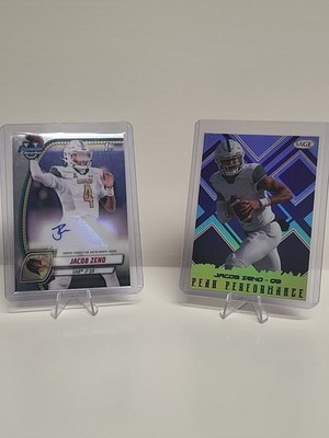 2024 Bowman University Chrome Autographs Jacob Zeno #PA-JZE + Bonus Card UAB