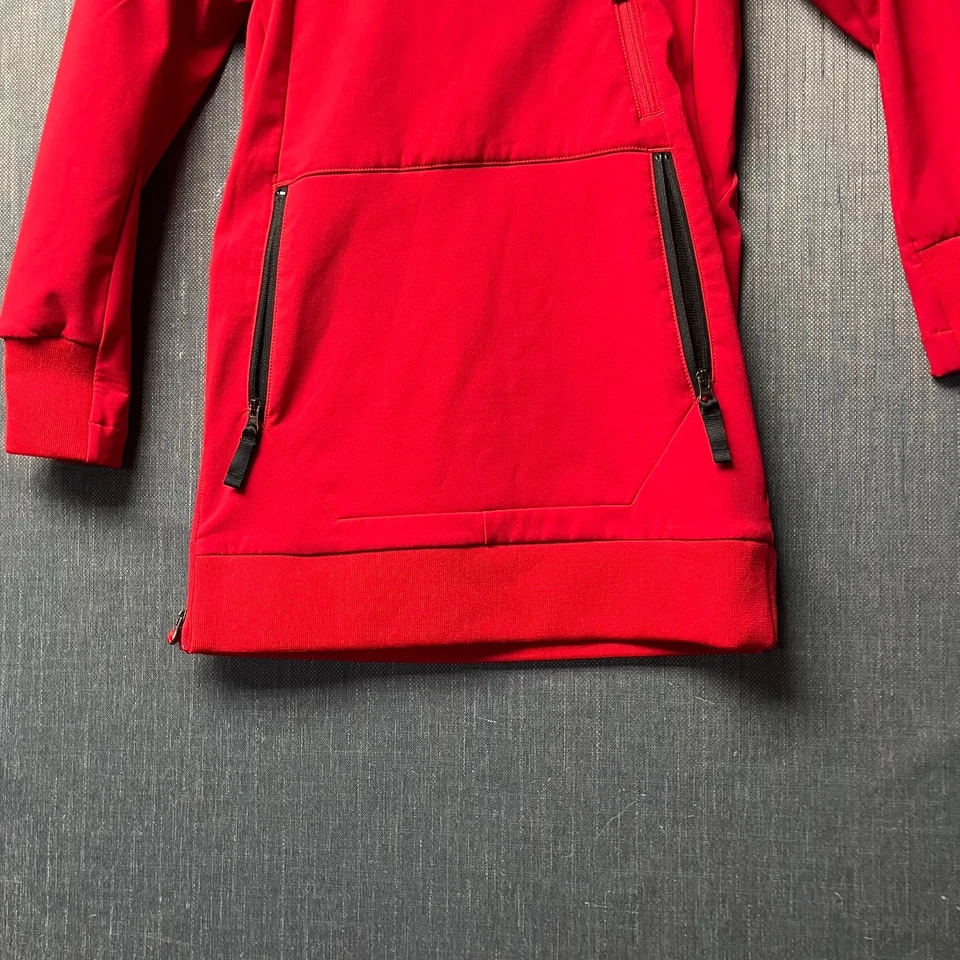 THE NORTH FACE Sudadera con Capucha para Niño Talla XXS (5) Rojo Polar Cremallera Completa Bolsillos Chaqueta Cálida Foto 3 de 4