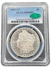 1883 CC Morgan Silver Dollar $1 PCGS MS 66 PL, CAC, High Grade Semi-Key Date