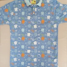Spongebob Square Pants Polo Men’s XL Golf Shirt By JH Design