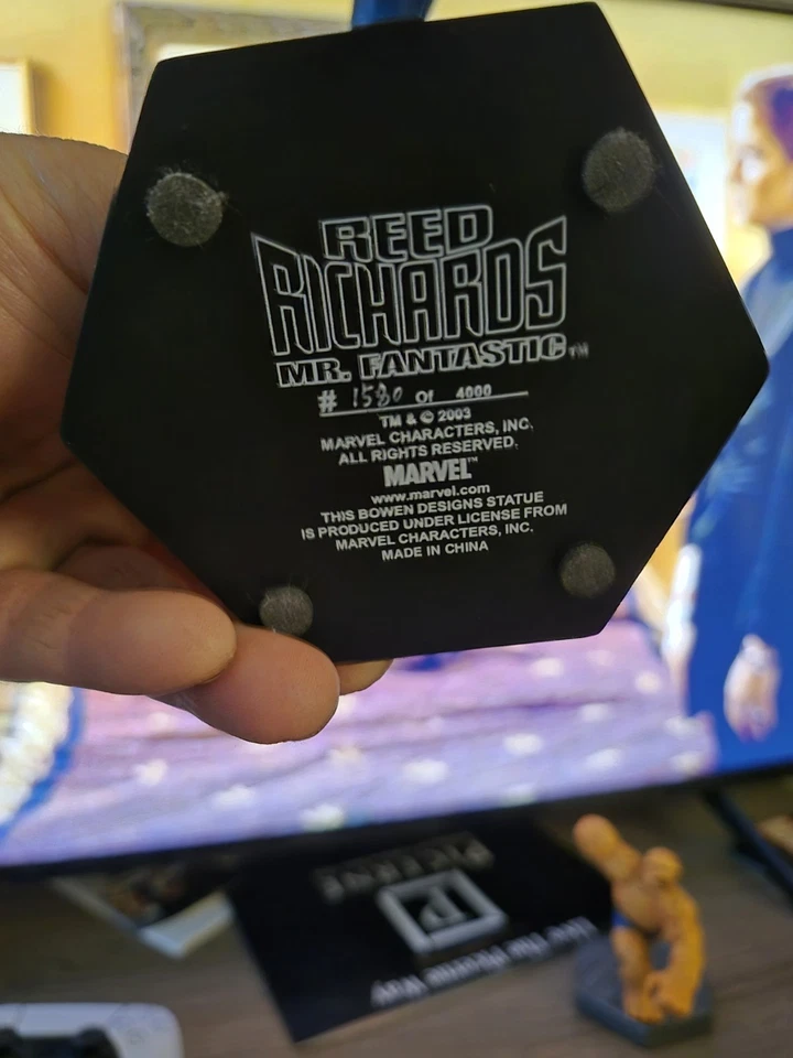 Fantastic Four Thing3493/4000 Mr Fantastic Mini Estatua 2003 Bowen 1580/4000  Foto 2 de 3