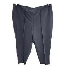 Nine West Womens Pants 3XL Crop Relaxed Mid Rise Pull On Stretch Dress Slacks