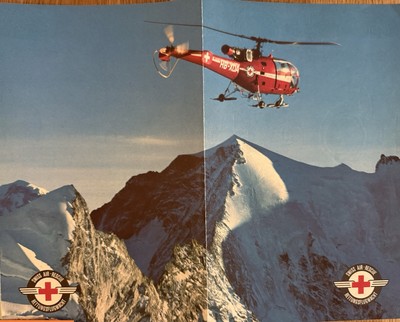 1975 REGA SWISS AIR AMBULANCE BROCHURE