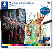 STAEDTLER Design Journey Color Pencils, Super Soft, 24-Piece Set