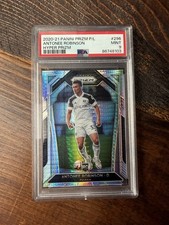 2020-2021 Panini Prizm PL Antonee Robinson Hyper Prizm PSA 9 Rookie Card RC. rookie card picture