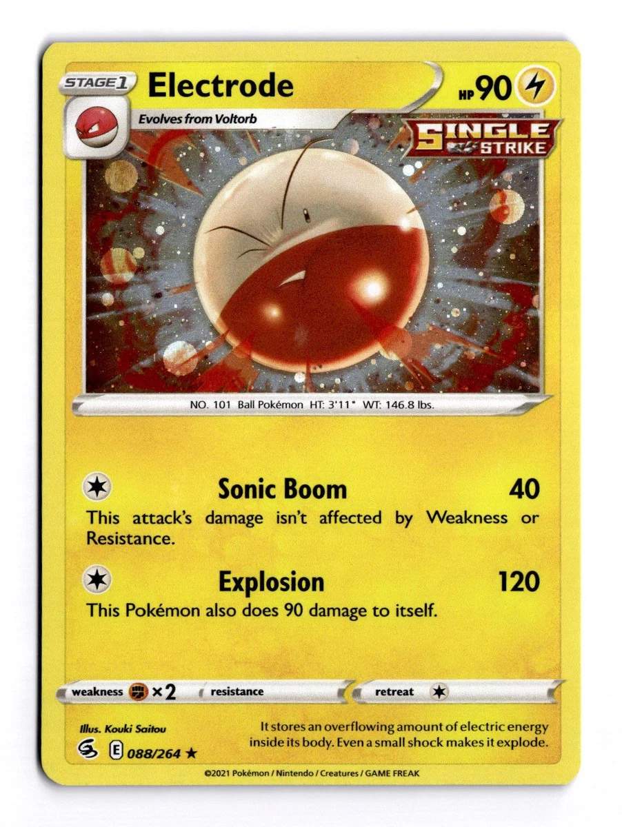 Electrode Pokémon TCG Cards for sale | eBay