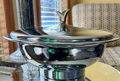 Kromex Lidded Bowl Vintage