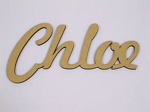 Wood MDF Word and Letters Cut Out Heartland Font