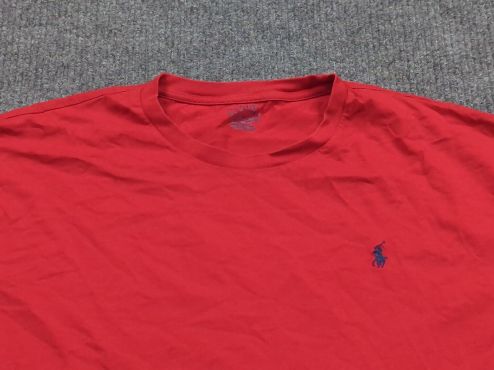 Polo Ralph Lauren camicia uomo 2XL rossa manica corta logo cotone pony vestibilità classica