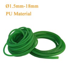 PU Urethane Rubber Belt Lathe Transmission Drive Belt Polybelt Rough  1.5mm-18mm