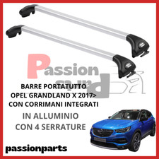 BARRE PORTATUTTO PORTAPACCHI OPEL GRANDLAND X DAL 2017 IN POI FABBRI ALLUMINIO