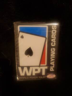 New Sealed WPT Card Deck - World Poker Tour - Bee Top Casino Style Poker Cards