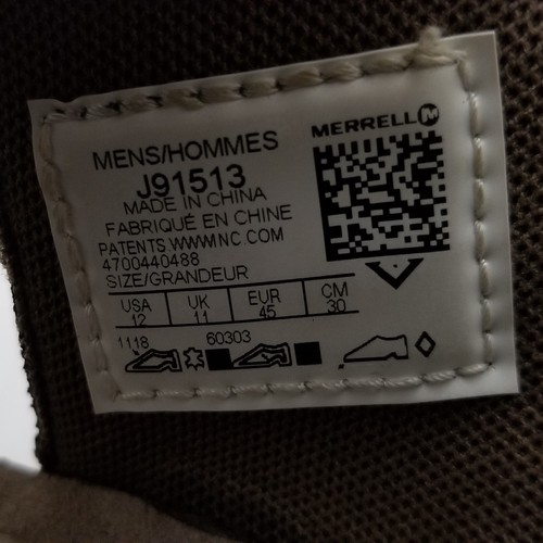 Merrell Mens Size 12 Beige Sandals Shoes J91513 Walking Hiking Hook & Loop Strap - Picture 12 of 12
