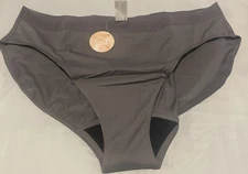 JOYJA Women Period Pantie Heavy Flow Overnight Menstrual Underwear Gray 2X NWT
