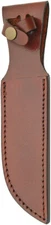 Brown Leather Belt Sheath For Straight Fixed Knife Up To 6" Blade 1162