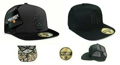 Call of Duty Black Ops COD Baseball Trucker Kappe verstellbar Druckknopflasche Unisex Peak