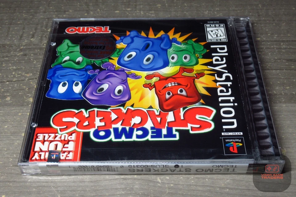 Tecmo Stackers PlayStation 1, PS1 1997 NEW! - Image 3 of 4