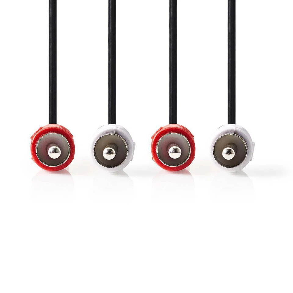 Cavo da 1 a 10m audio 2RCA-RCA maschio doppio prolunga cable stereo auto radio - Immagine 2 di 2