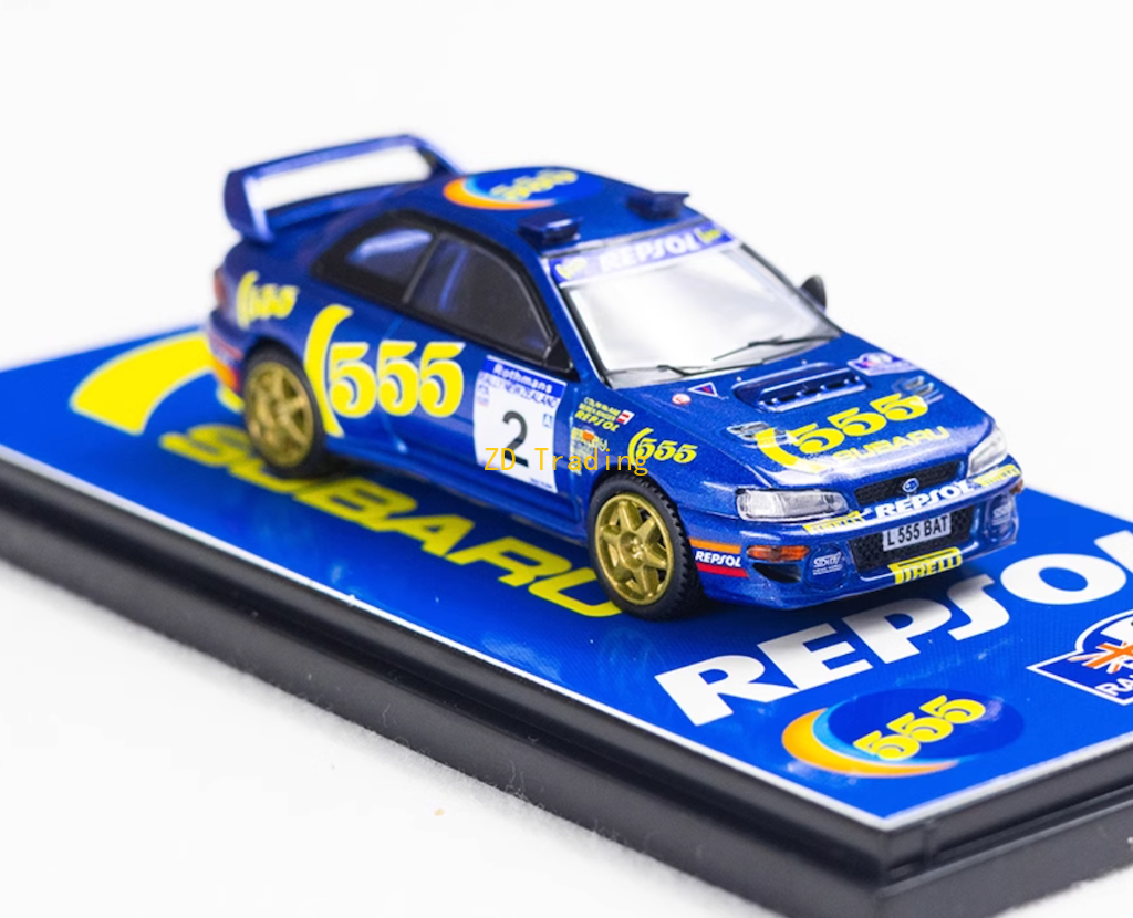 ZD Fine 1:64 Blue #2 GC8 WRC Rally Sports Diecast Model ZD Fine 1:64 Blue #2 GC8 WRC Rally Sports Diecast Model